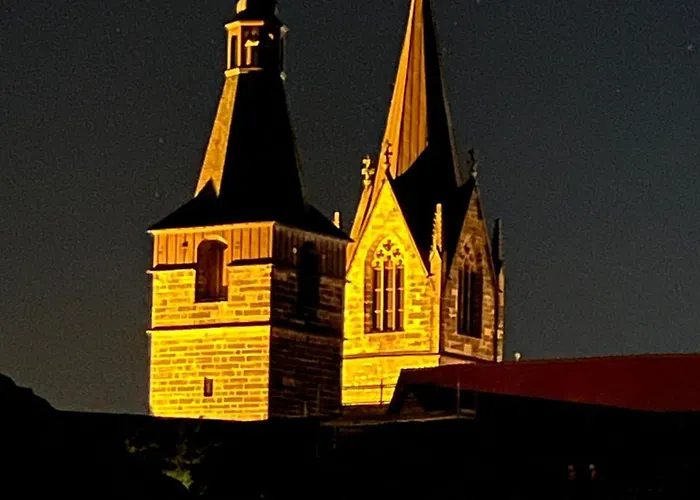 Ueber Den Daechern Von Erfurts Altstadt Эрфурт